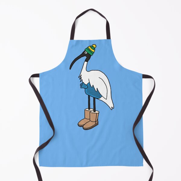 Item preview, Winter Bin Chicken on Blue designed and sold by Digitaldingo.