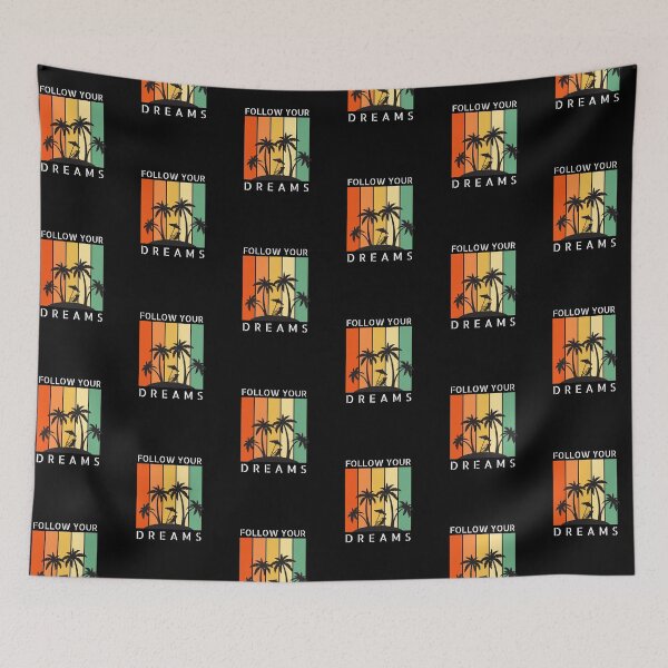 Item preview, Follow Your Dreams Sunset Mindset Paradise Relax designed and sold by hiunlimit.