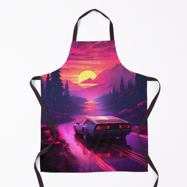 Item preview, Electric Dreams: Embracing the Outrun Aesthetic in Nostalgic 80s CGI Style designed and sold by TheBlackPixelCo.