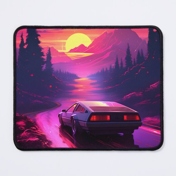 Item preview, Electric Dreams: Embracing the Outrun Aesthetic in Nostalgic 80s CGI Style designed and sold by TheBlackPixelCo.
