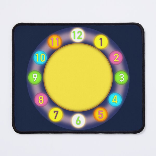 Item preview, Colorful Clock Design designed and sold by GeekPopDesigns.