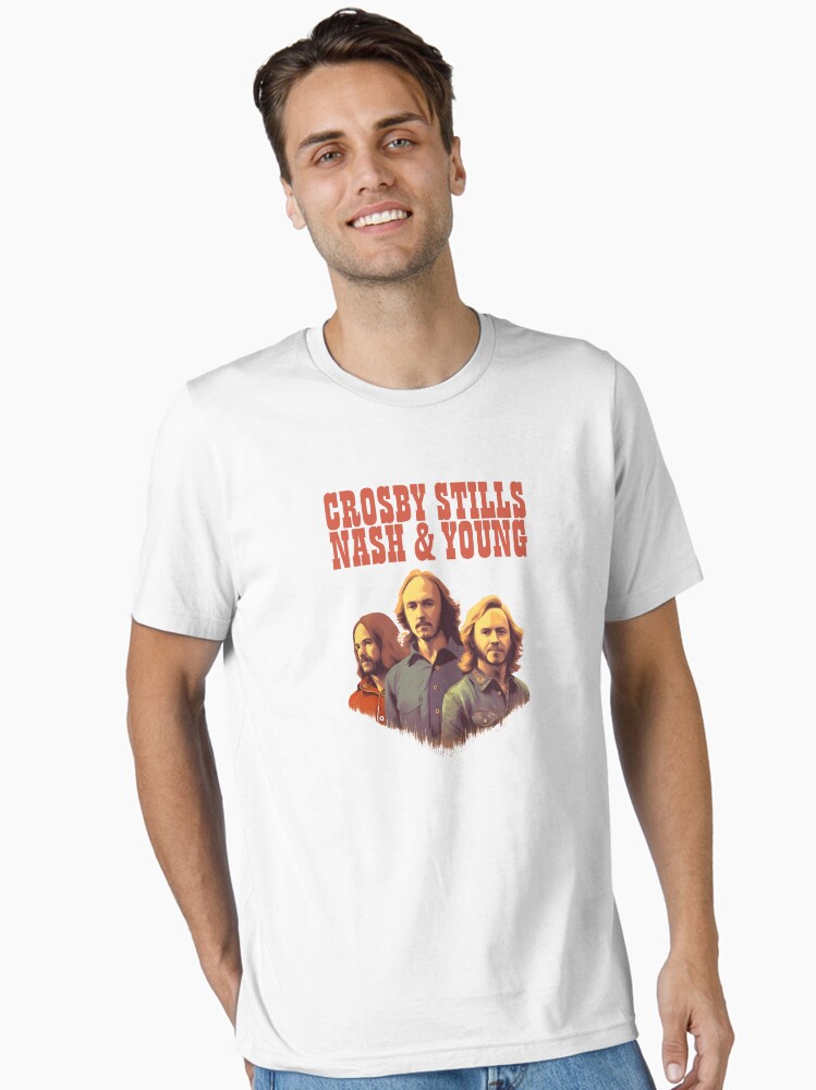 Crosby Stills Nash Young Essential T-Shirt for Sale by