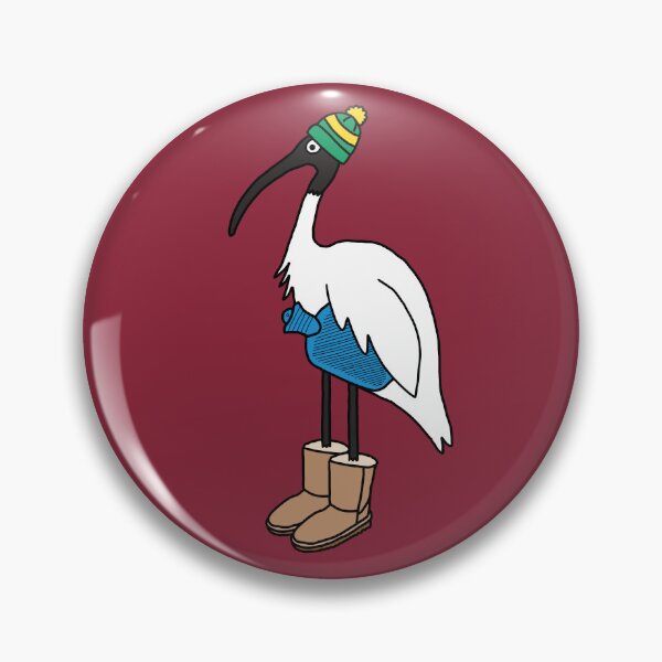 Item preview, Winter Bin Chicken on Maroon designed and sold by Digitaldingo.