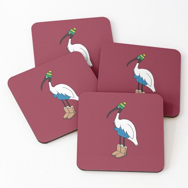 Item preview, Winter Bin Chicken on Maroon designed and sold by Digitaldingo.
