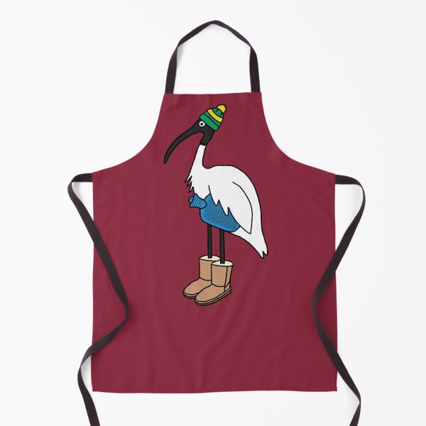 Item preview, Winter Bin Chicken on Maroon designed and sold by Digitaldingo.