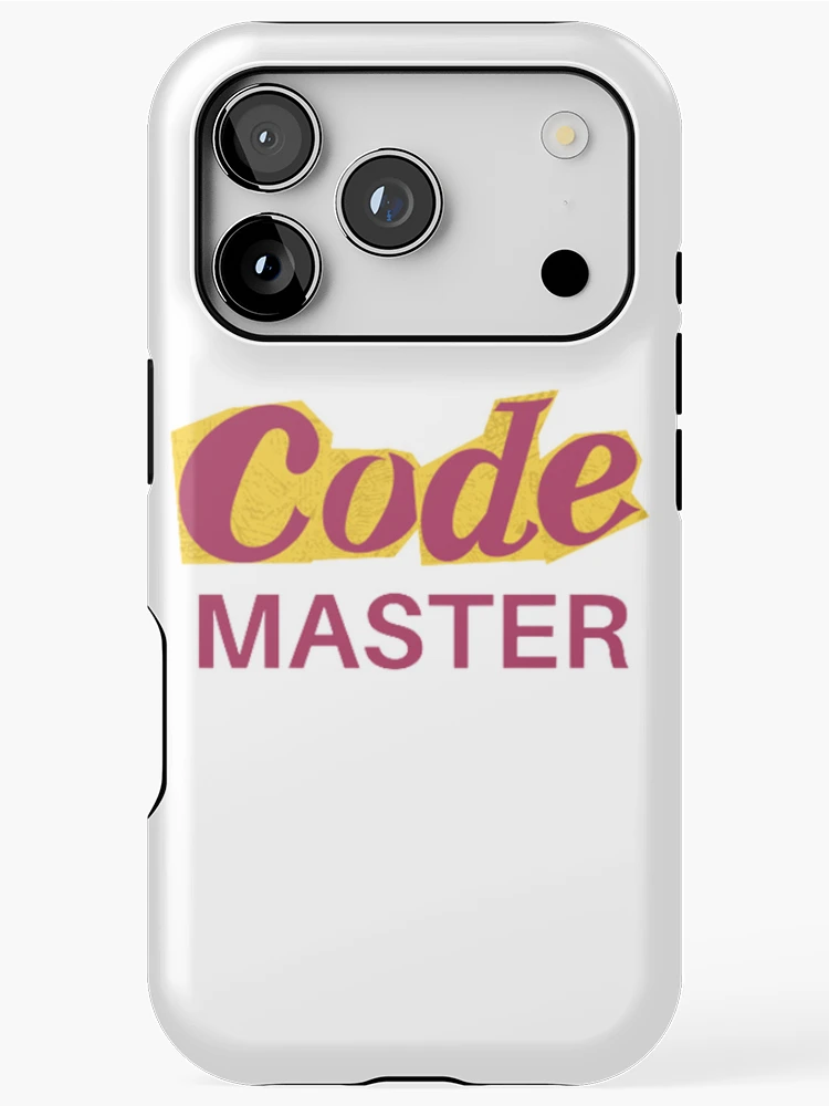 Thumbnail 1 of 4, iPhone Case, code master - programming merch designed and sold by TheCodeChic.