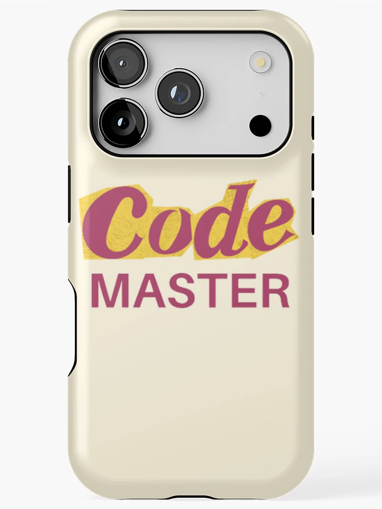Thumbnail 1 of 4, iPhone Case, code master - programming merch designed and sold by TheCodeChic.