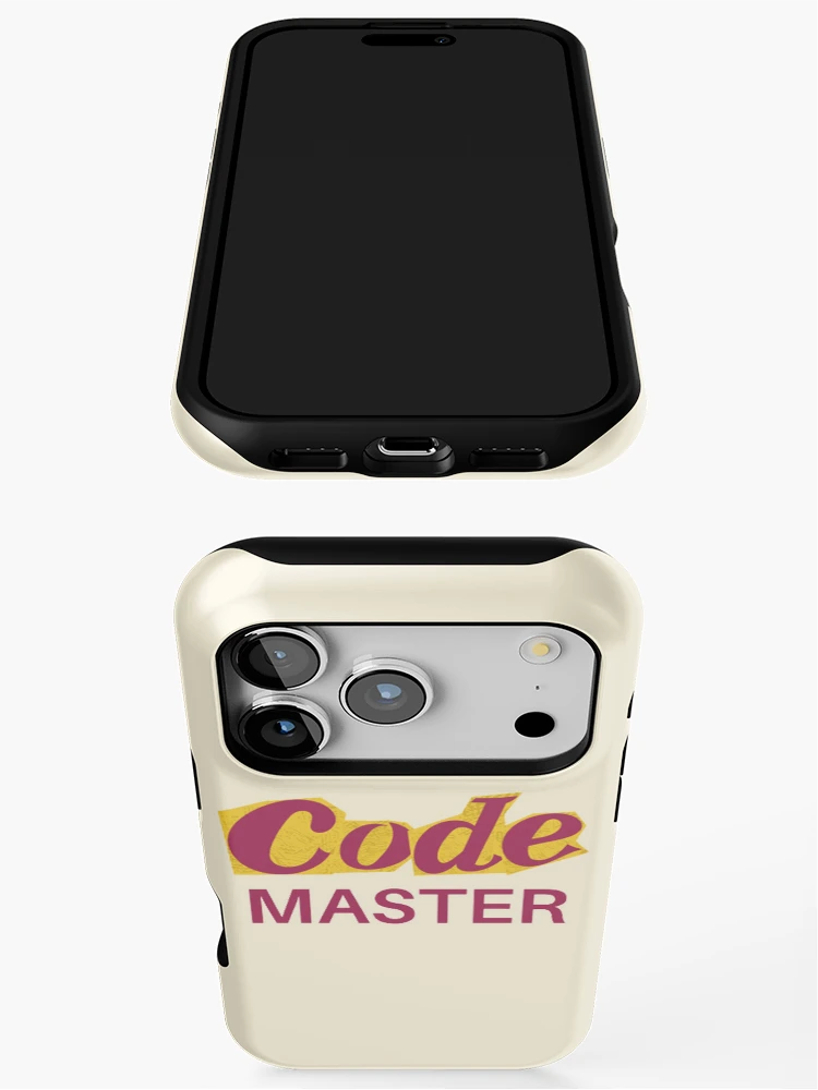 Thumbnail 3 of 4, iPhone Case, code master - programming merch designed and sold by TheCodeChic.