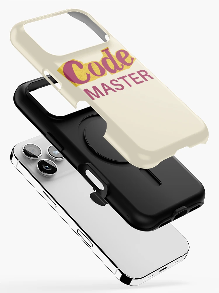 Thumbnail 2 of 4, iPhone Case, code master - programming merch designed and sold by TheCodeChic.