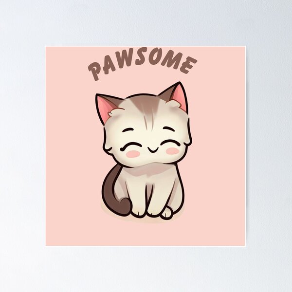 Item preview, PAWSOME designed and sold by HipsterAnimals.