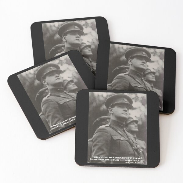 Item preview, Michael Collins - I Have Paid Them Back In Their Own Coin -  - Irish- Ireland - 1916 Active designed and sold by thequeensresin.