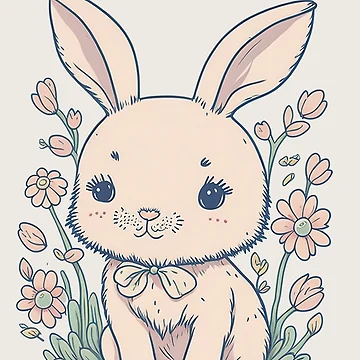Artwork thumbnail, Enigmatic Rabbit by pigipeach