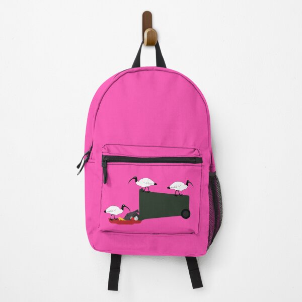 Item preview, Bin Chickens Eating Lunch on Pink designed and sold by Digitaldingo.