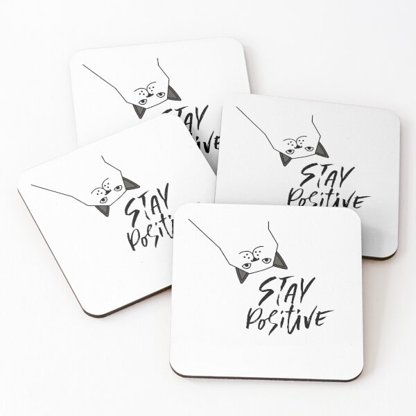 Item preview, Stay positive cute  funny cat enjoy  designed and sold by DESIGNIRIS.