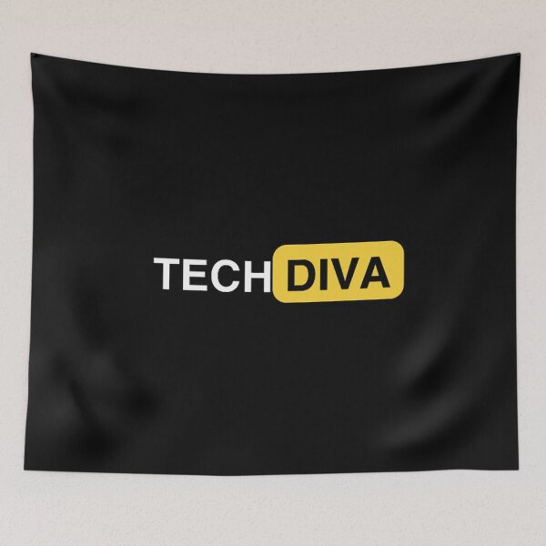 Item preview, Tech Diva- programming merch designed and sold by TheCodeChic.