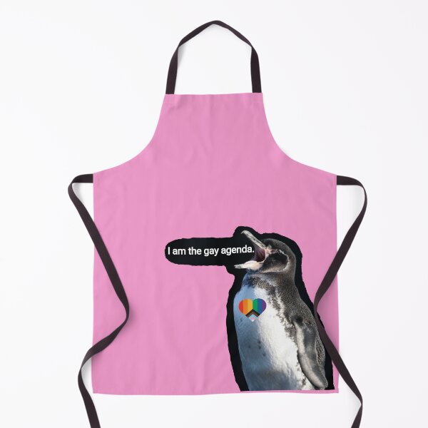Artikelvorschau, Pink #F699CD Galapagos Penguin screams I am the gay agenda entworfen und verkauft von SBPenguins.