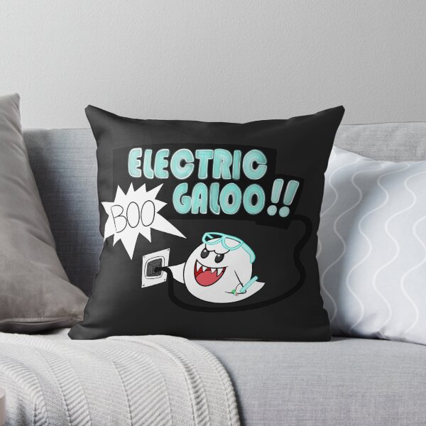 Boo's Electric Boogaloo! Throw Pillow