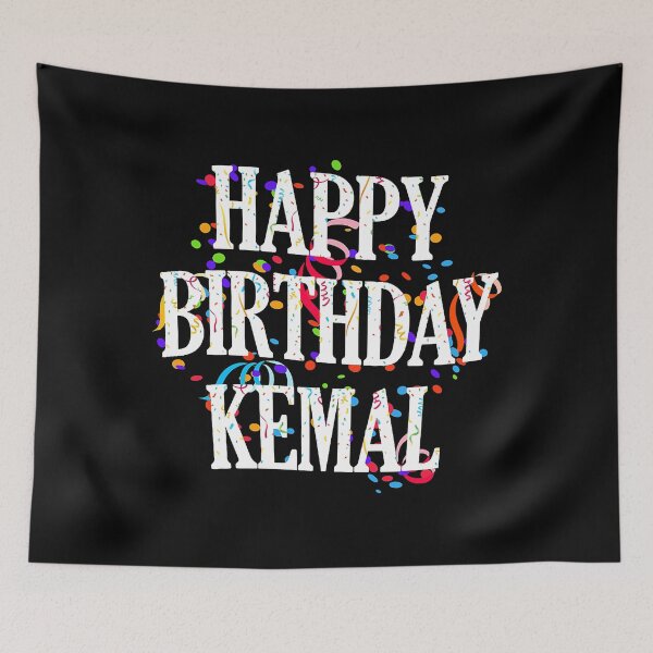 Item preview, Happy Birthday Kemal First Name Boys Colorful Bday designed and sold by buddybryan.