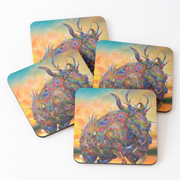 Aperçu de l'œuvre Abstract Animal créée et vendue par PinkParrotStore.