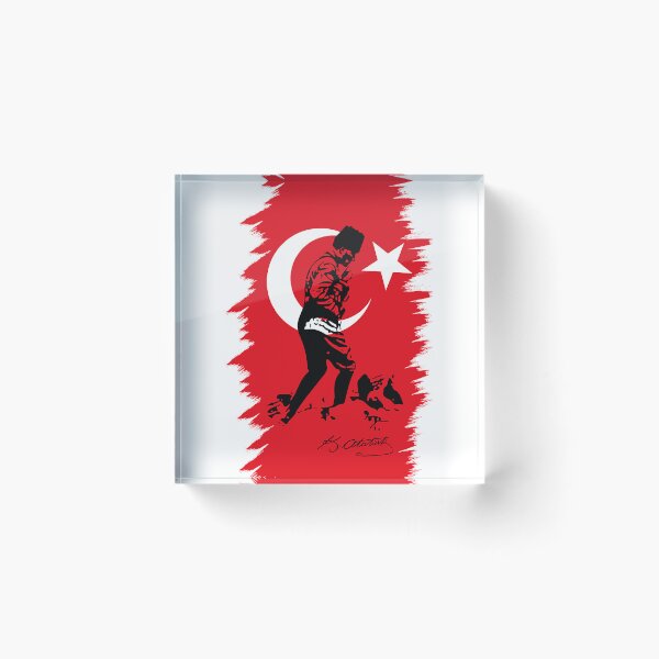Item preview, Mustafa Kemal Atatürk and Flag designed and sold by buddybryan.