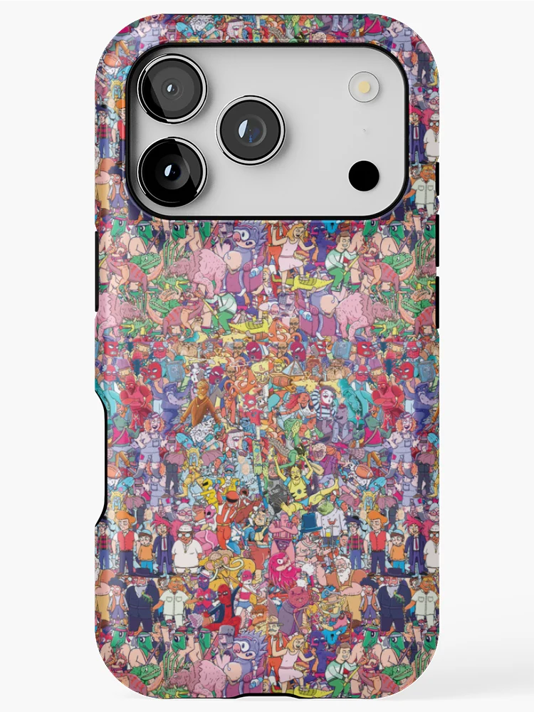 Thumbnail 1 of 4, iPhone Case, Total Ripoff Pattern designed and sold by TotalRipoff.