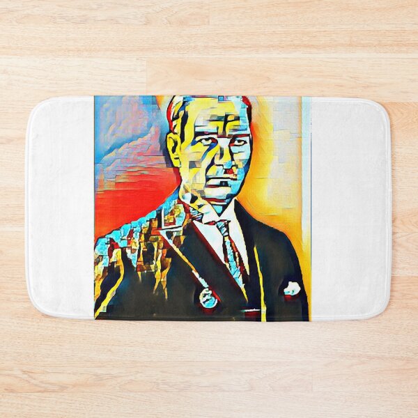 Item preview, Mustafa Kemal Atatürk Artwork  Mustafa Kemal Atatürk Portrait  Mustafa Kemal Atatürk Wall Art  designed and sold by buddybryan.