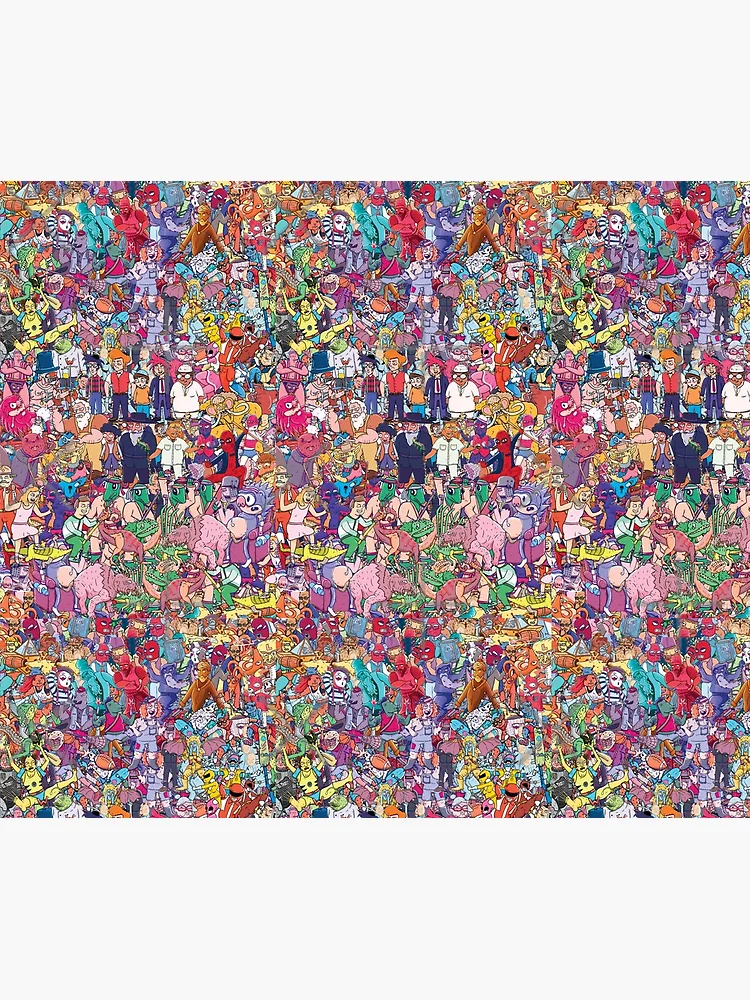 Thumbnail 6 of 6, Throw Blanket, Total Ripoff Pattern designed and sold by TotalRipoff.
