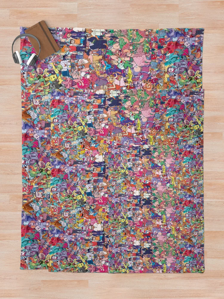 Thumbnail 5 of 6, Throw Blanket, Total Ripoff Pattern designed and sold by TotalRipoff.