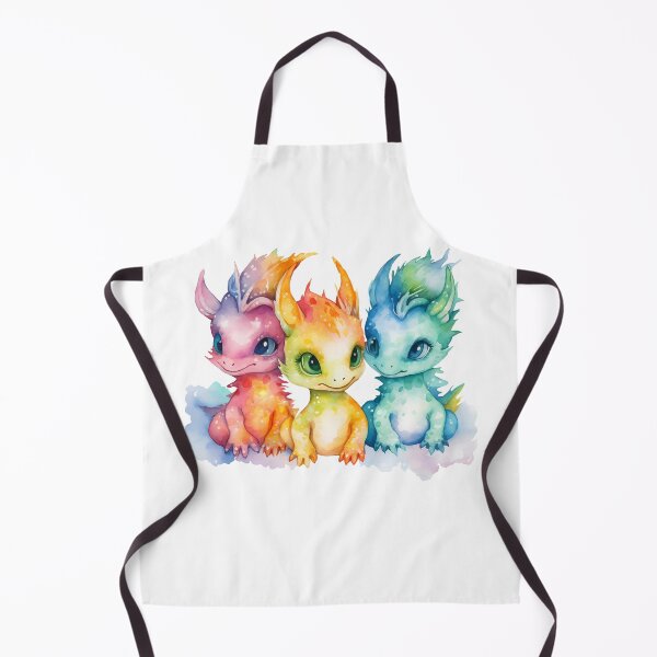 Item preview, Watercolor cute dragon baby pack colorful designed and sold by ArtHideaway.