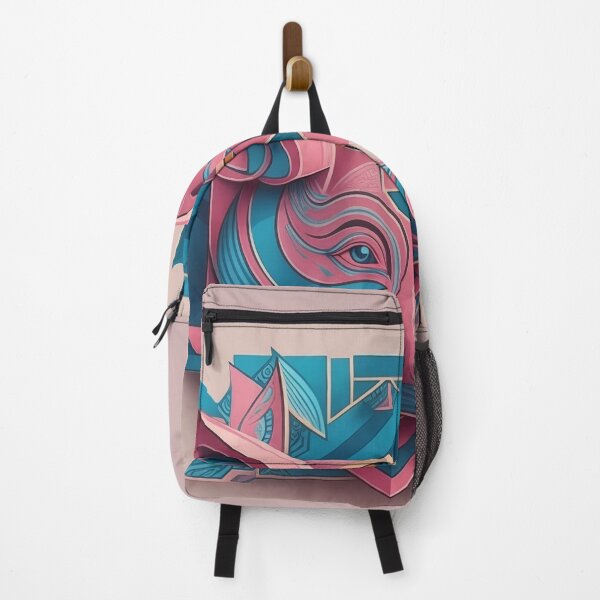 Item preview, Innocent pink Pig Graffiti Mural Illustration Abstract modern art designed and sold by Meena-tta.