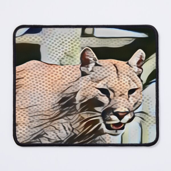 Item preview, Cougar Prowl In Pointillism designed and sold by Fearless-Fox.