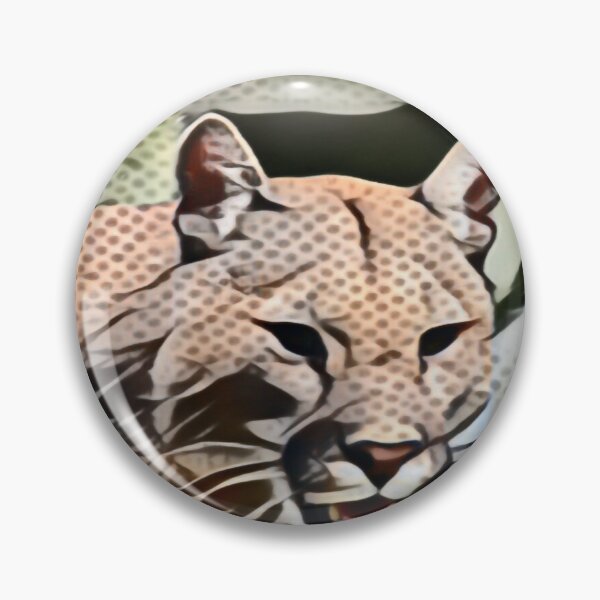 Item preview, Cougar Prowl In Pointillism designed and sold by Fearless-Fox.