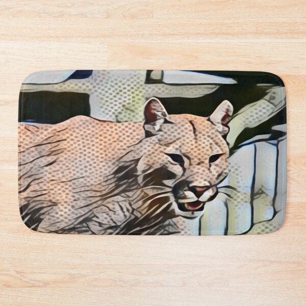 Item preview, Cougar Prowl In Pointillism designed and sold by Fearless-Fox.