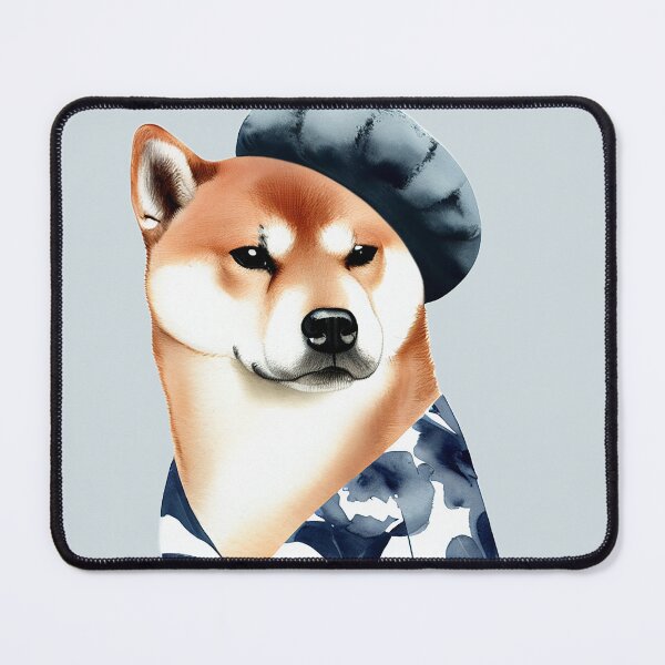 Item preview, Stylish Shiba in Berets designed and sold by pocketart2023.