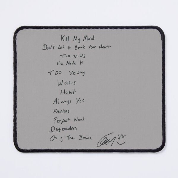 Item preview, WALLS TRACK LIST  LOUIS TOMLINSON  designed and sold by MerilynPark.