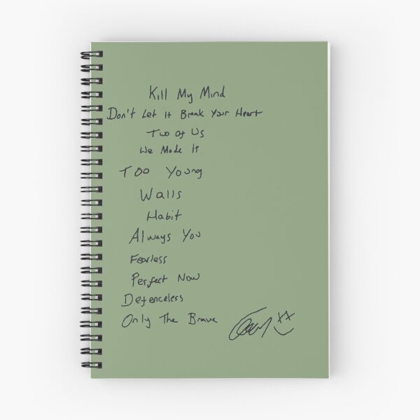 Item preview, WALLS TRACK LIST  LOUIS TOMLINSON  designed and sold by MerilynPark.