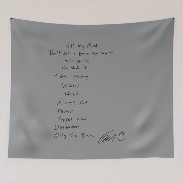Item preview, WALLS TRACK LIST  LOUIS TOMLINSON  designed and sold by MerilynPark.