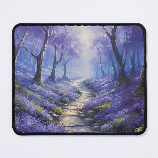 Item preview, Lavender Dreams: A Serene Forest of Purple Hues Landscape designed and sold by EVA4designs.