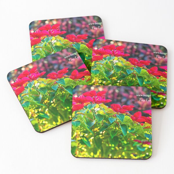 Item preview, Glowing Poinsettia designed and sold by BeingTherePix.