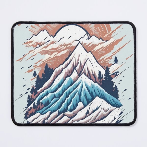Item preview, Mountain Splash Illustration Graphic  designed and sold by craftyartsdigi.