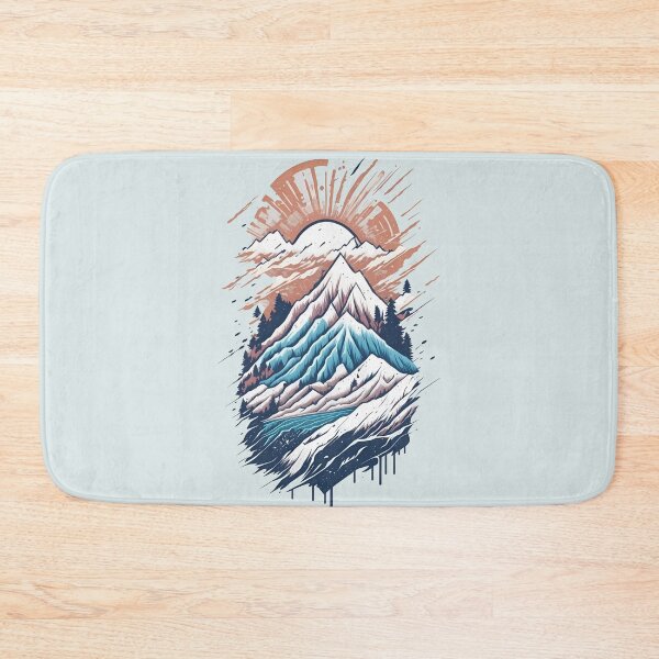 Item preview, Mountain Splash Illustration Graphic  designed and sold by craftyartsdigi.