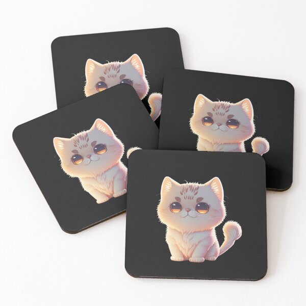 Item preview, Very Cute Cat Miaw Digital Chibi Art designed and sold by ChibiArtline.