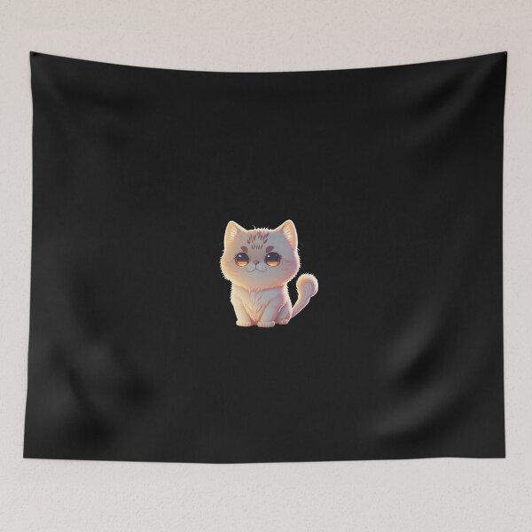 Item preview, Very Cute Cat Miaw Digital Chibi Art designed and sold by ChibiArtline.