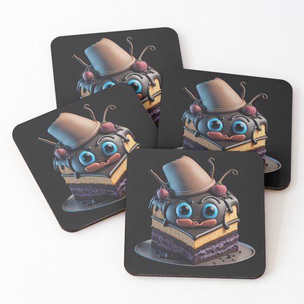 Item preview, Cute and Adorable Charming Cake Slice Cartoon Character designed and sold by PC-artist.