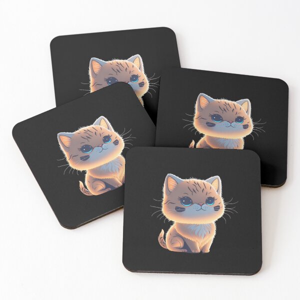 Item preview, Very Cute Cat Miaw Digital Chibi Art designed and sold by ChibiArtline.