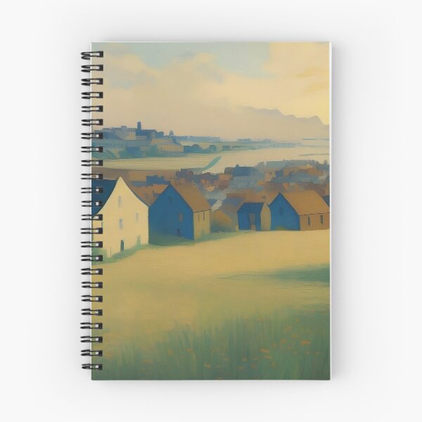 Item preview, Rural European Houses painting designed and sold by ArtsyAmp.