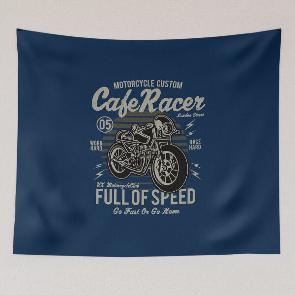 Item preview, Motorcycle Custom Cafe Racer - Full Of Speed designed and sold by flipper42.