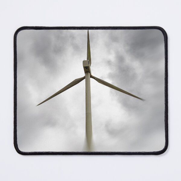 Item preview, Wind turbine on a cloudy day designed and sold by BeingTherePix.