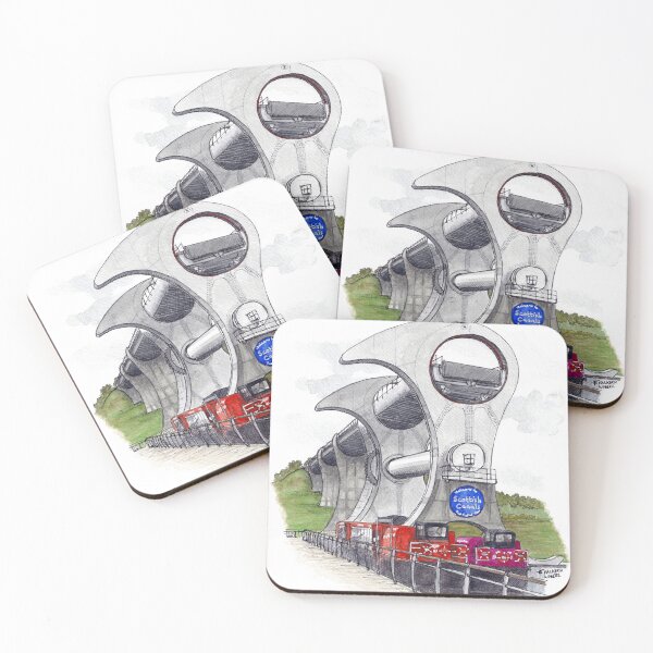 Item preview, Falkirk Wheel Watercolour designed and sold by Tom Napper Design.