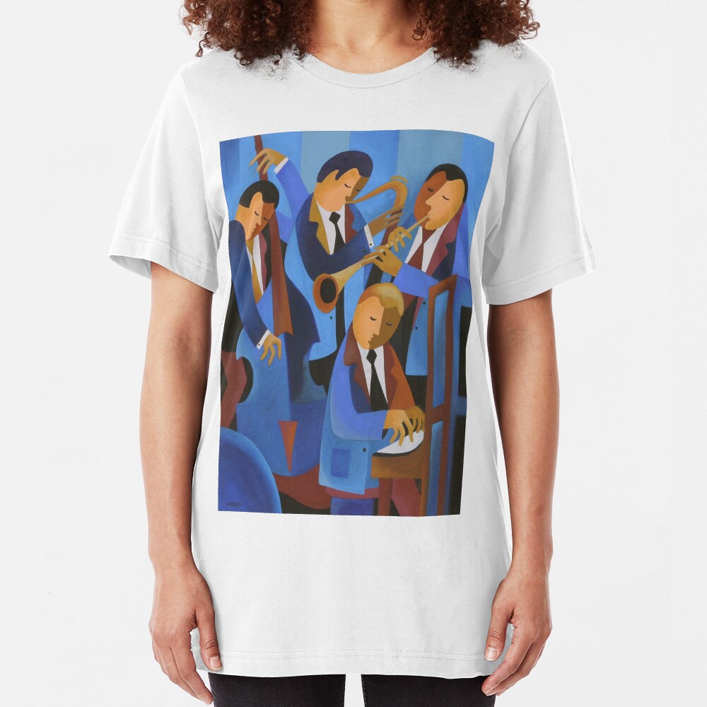 BLUES UPSTAIRS, LONDON Slim Fit T-Shirt